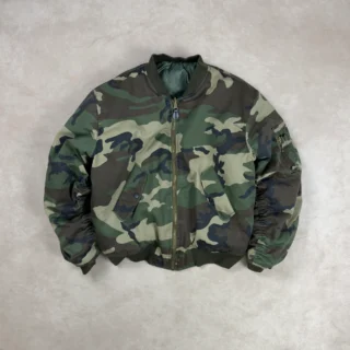 MIITARY BOMBER CAMO VINTAGE