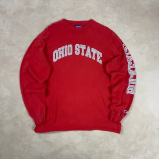 CHAMPION OHIO STATE RED LONGSLEEVE