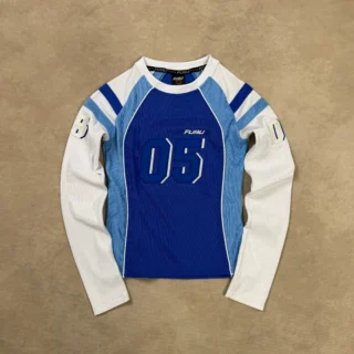 FUBU 05 LIGHT BLUE JERSEY WOMAM LONGSLEEVE