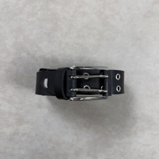 BOTTEGA 54 BLACK LEATHER STUDS BELT