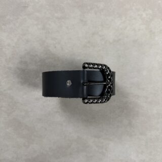 POINT LEATHER BLACK POWER BELT
