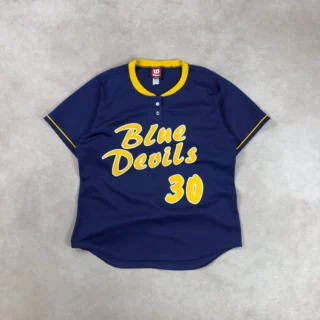 WILSON BLUE DEVILS 30 BLUE YELLOW JERSEY