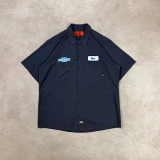 DICKIES MARK CHEVROLET GREY WORK SHIRT