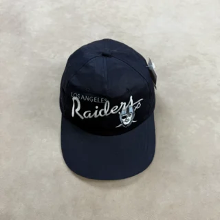 TEAM NFL RAIDERS 6 PANEL BLACK CAP