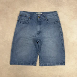 INDIGO30 LIGHT BLUE EMBROIDERY JORTS
