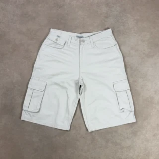 ENYCE WHITE CARGO SHORTS SZ.40