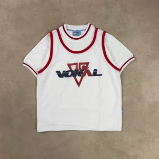 VOKAL BY NELLY WHITE TANK TOP JERSEY