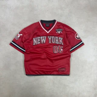 FUBU LIMITED EDITION MRED NEW YORK JERSEY
