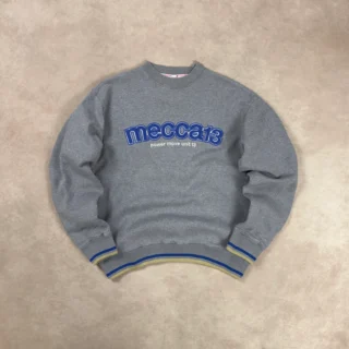 MECCA GREY LOGO CREWNECK