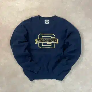 LEE GEORGETOWN NAVY CREWNECK