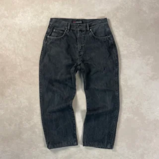 FUBU DARK GREY BAGGY DENIM