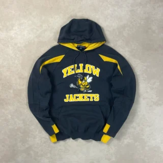 YELLOW JACKETS GREY HOODIE