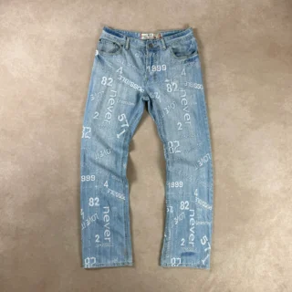 FISHBONE LIGHT BLUE DENIM