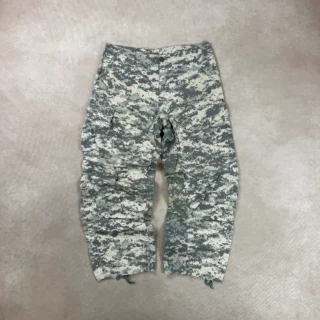 DIGITAL CAMO GREY CARGO PANTS