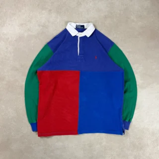 POLO RALPH LAUREN TRIPLE COLOUR LONGSLEEVE POLO