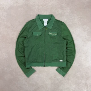 BABY PHAT DOUBLE-LAYER GREEN MESH JACKET