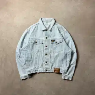 AVIREX USA WHITE HARLEY DAVIDSON JEANS JACKET