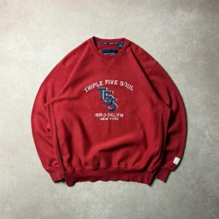 TRIPLE 5 SOUL RED CREWNECK