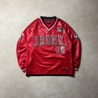 FUBU LIMITED EDITION BRONX RED LONGSLEEVE JERSEY
