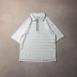 HOMEBOY WHITE KNITTED POLO